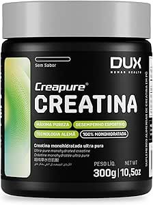 Creatina Dux Sem Sabor 300g 100% Monohidrata Human Health