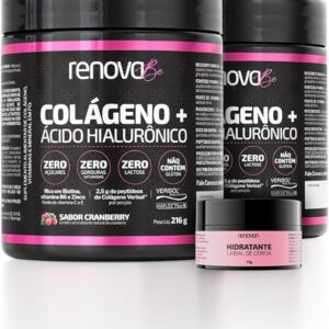 Kit 2 Colágenos Renova Be Verisol Com Ácido Hialurônico (2 Cranberry)