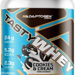 Tasty Whey (900g), Cookies & Cream., Adaptogen